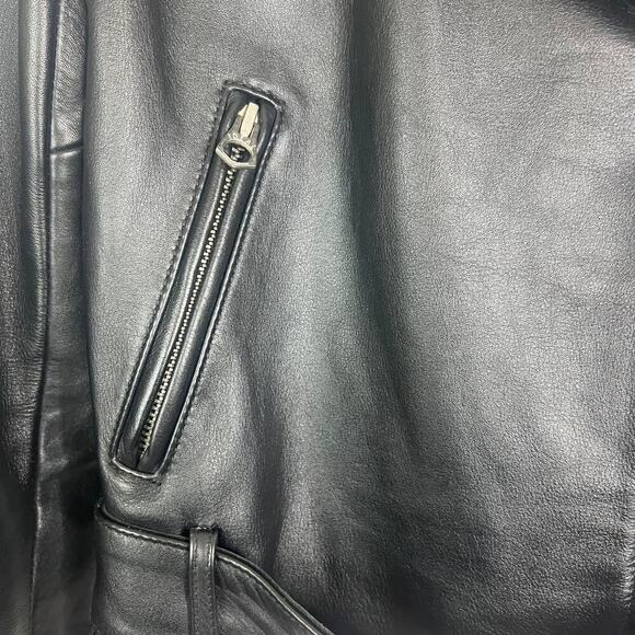 Madewell Ultimate Leather Motorcycle Jacket in True Black SZ XXS - Picture 7 of 14